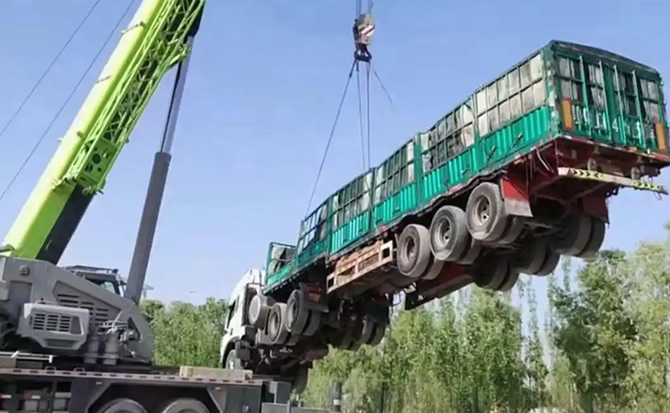 谯城区道路脱困救援案例